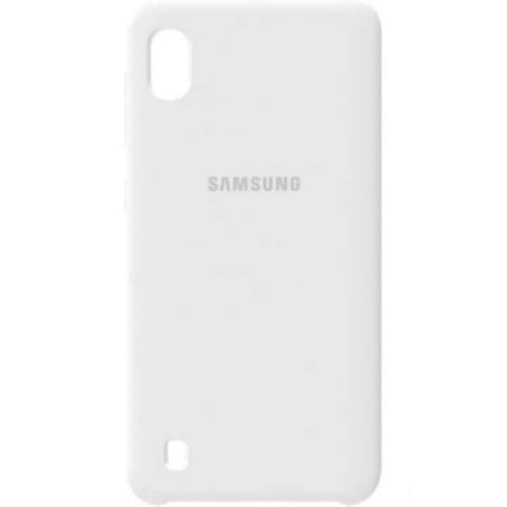 Мек силиконов защитен калъф за гръб, за Samsung Galaxy A50, ултратънък бъмпер, бял