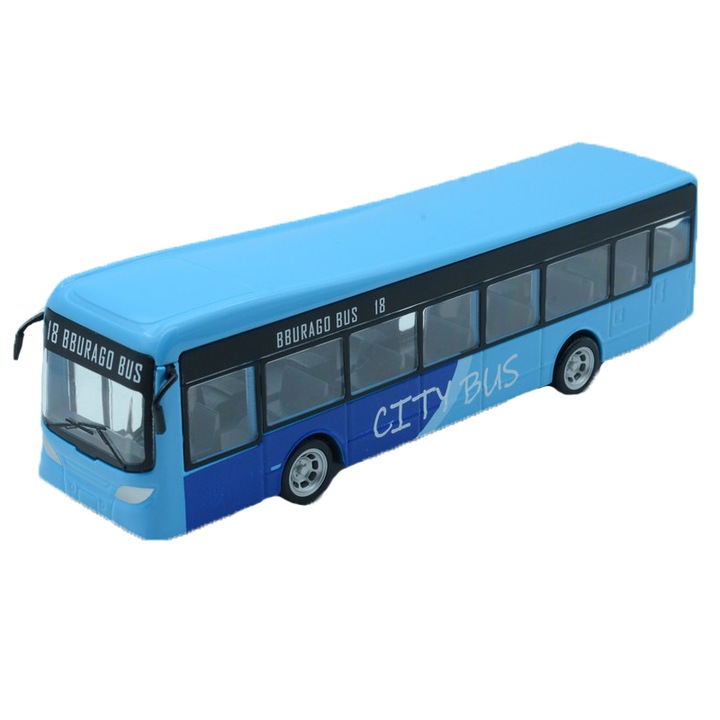 Jucarie autobus Mini Junior 11935A, Albastru