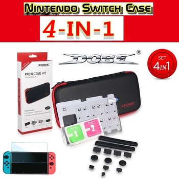 Husa Nintendo Switch Dobe 4 in 1 Kit Protectie Husa Nintendo Switch Dobe 4 in 1 Kit Protectie