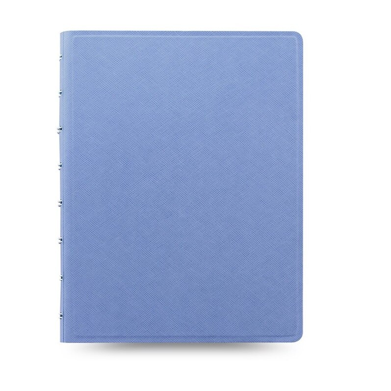 Agenda A5 nedatata cu spirala si rezerve FILOFAX Notebook Saffiano, Vista Blue