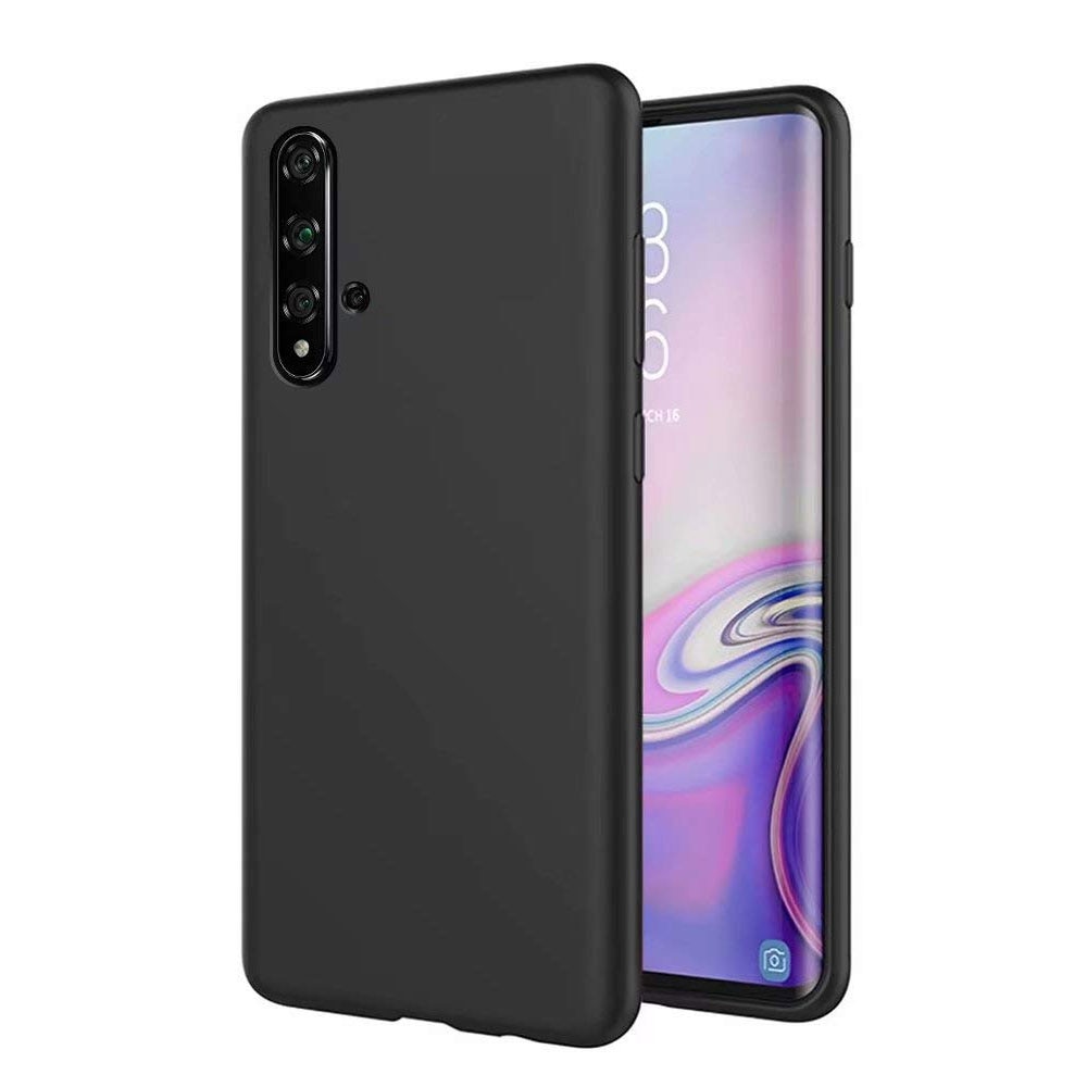 Husa Huawei Nova 5T - Silicon Jelly, Soft Gekko UltraSlim (0.3mm) Nofingerprint - NEAGRA