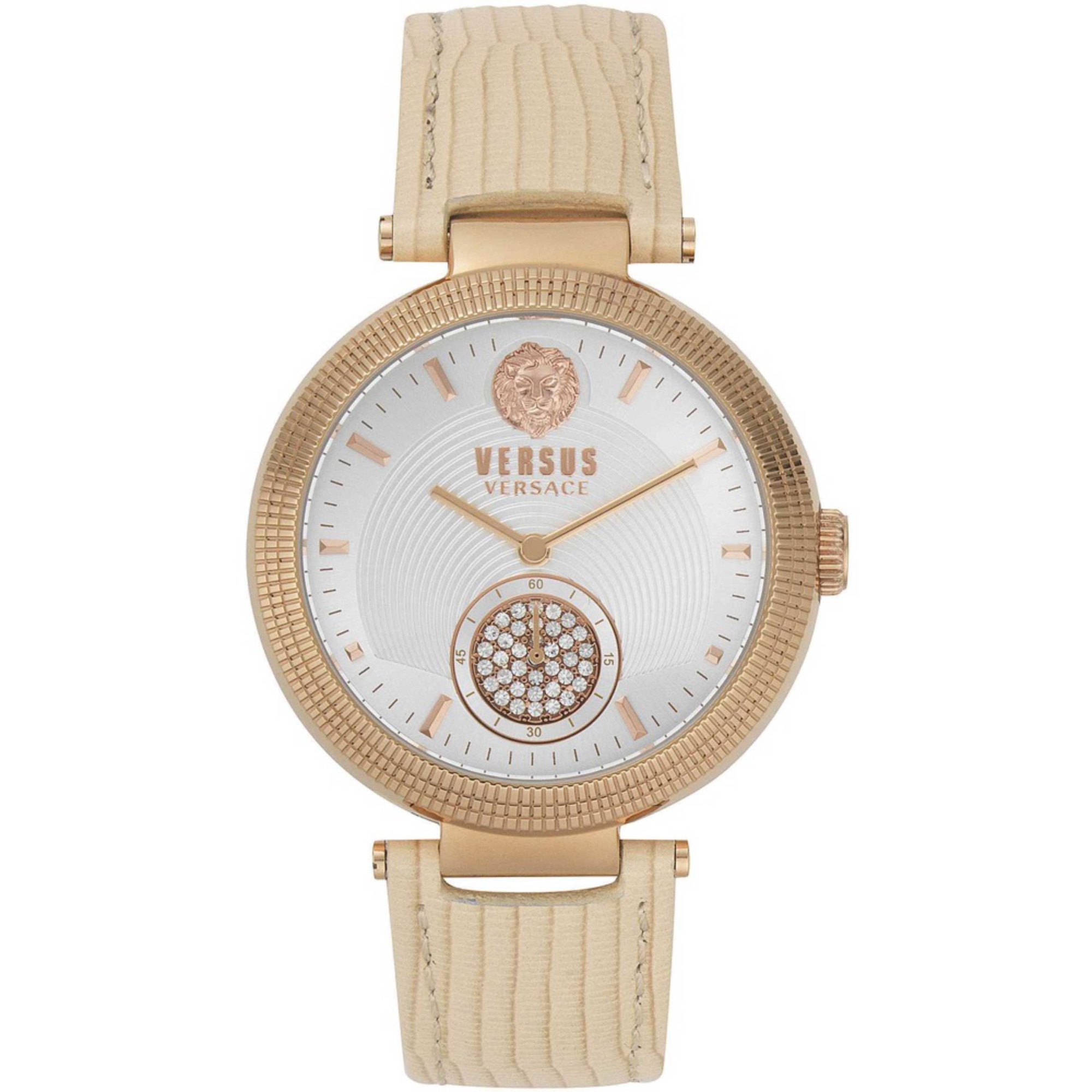 Ceas de dama Versus Versace Star Ferry Beige/RoseGold Tone VSP791218