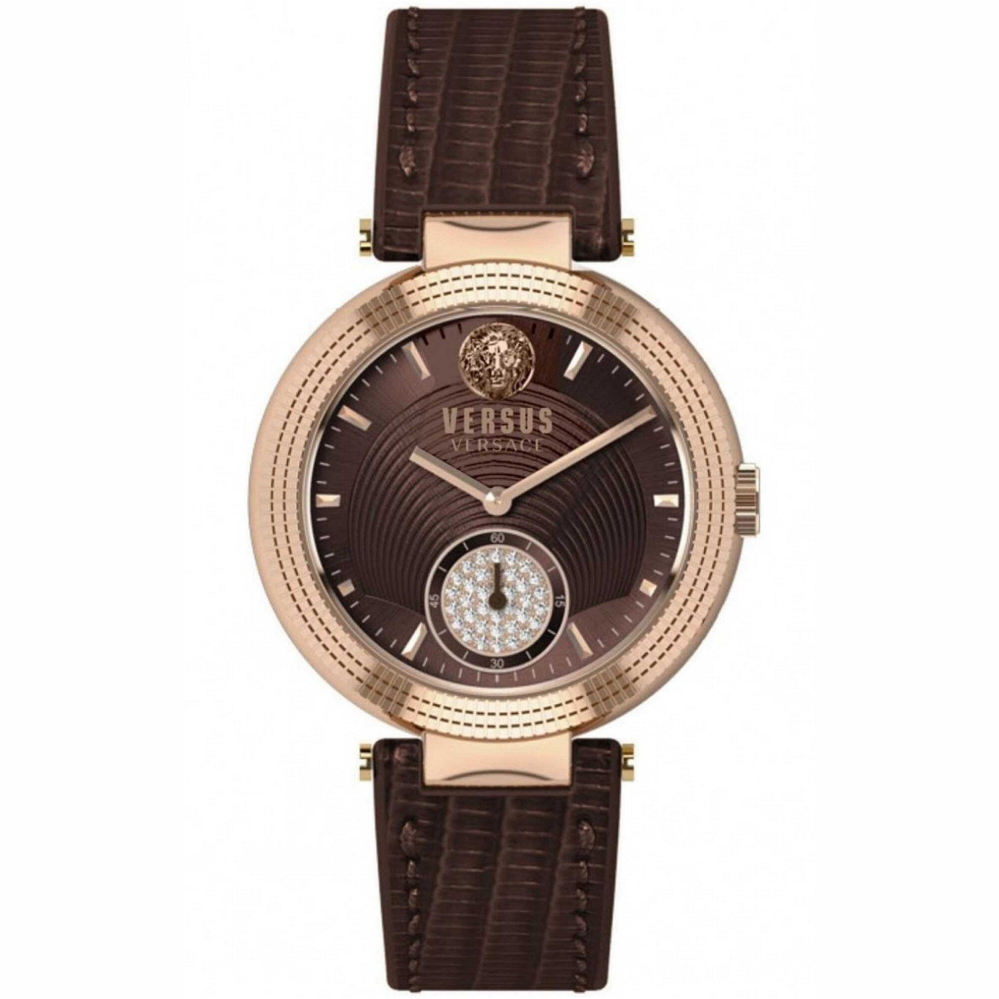 Ceas de dama Versus Versace Star Ferry Brown/RoseGold Tone VSP791318