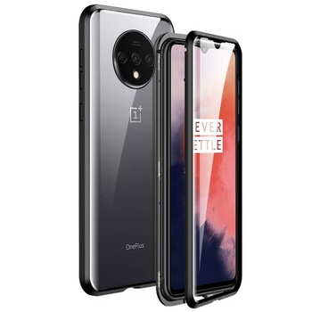 Husa Magnetic Glass 360° (sticla fata + spate) pentru OnePlus 7T, Negru Husa Magnetic Glass 360° (sticla fata + spate) pentru OnePlus 7T, Negru