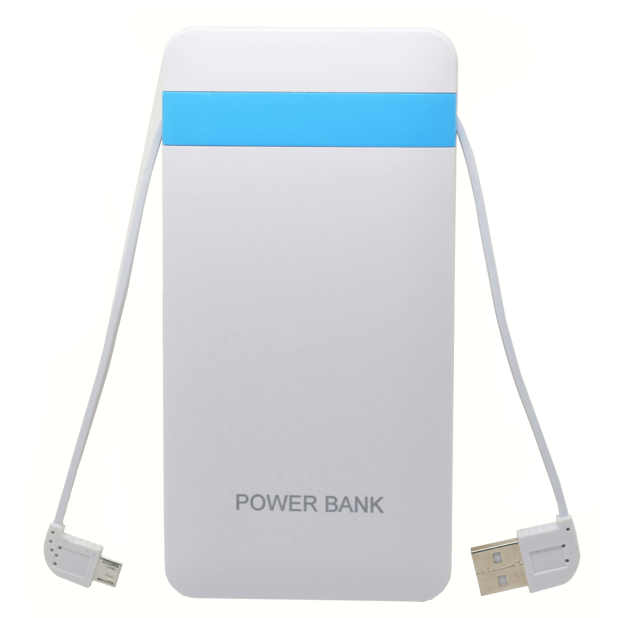 Baterie externa iUni PB16, 10000mAh, Dual USB, Powerbank, White