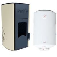 pachet incalzire si apa calda centrala peleti fornello royal 18 kw echipat pompa vas automatizare telecomanda buncar dimensiuni compacte 54x54x105 cm potrivit pentru apartament si boiler termoelectric fornello 60 litri imagen 14_0_
0