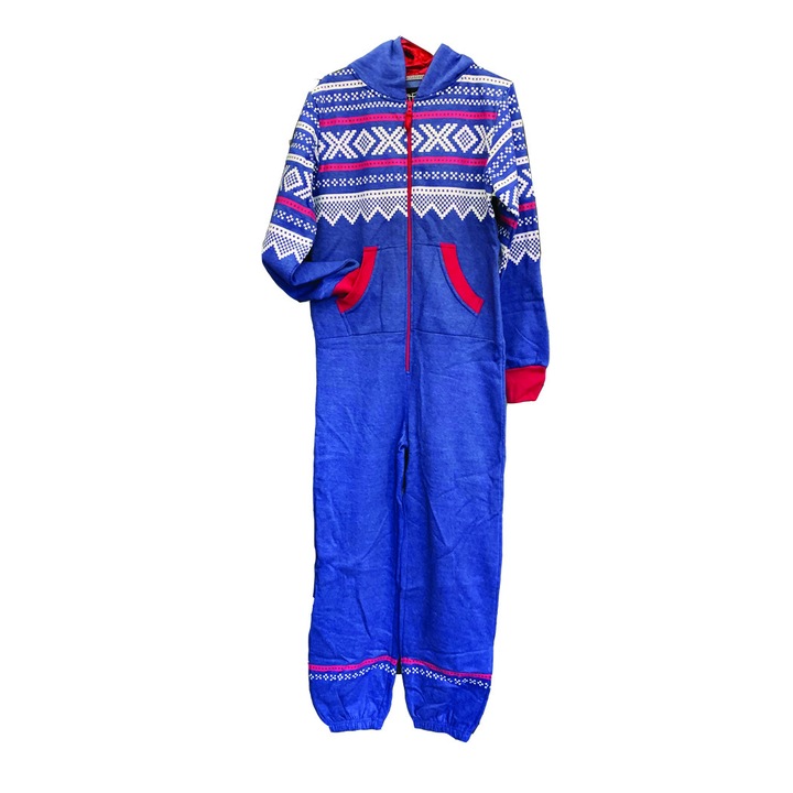 Salopeta dama, Urban Diva, Poliester, Albastru, M/L