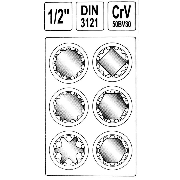Yato YT-1462 dugókulcs, 10mm