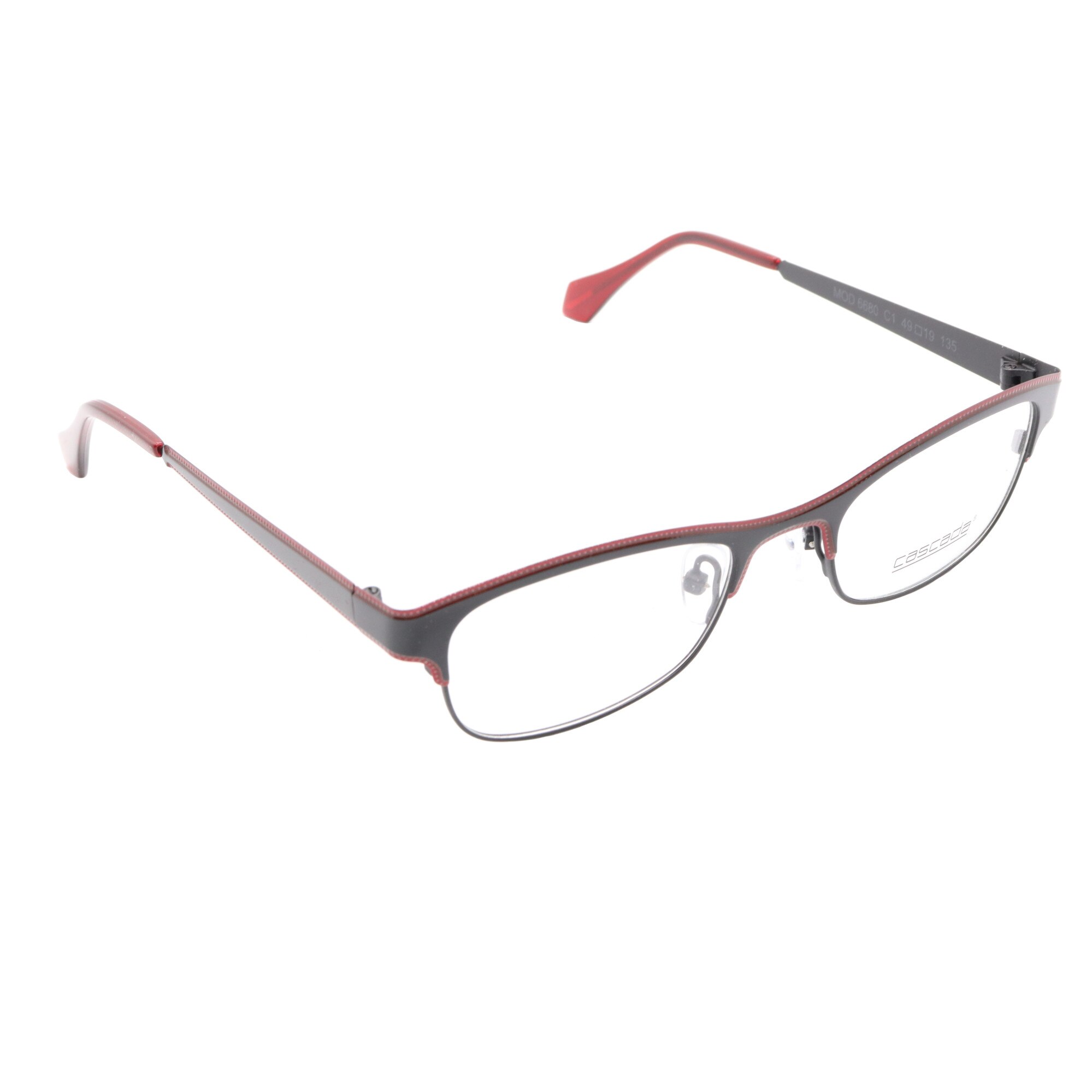 Rame ochelari de vedere, Cascada, Dama, MOD 6680, 49mm, Negru/Grena