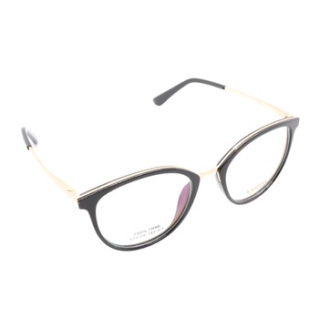 Rame ochelari de vedere, Lucca, Dama, JM0003, 51mm, Negru/Auriu Rame ochelari de vedere, Lucca, Dama, JM0003, 51mm, Negru/Auriu