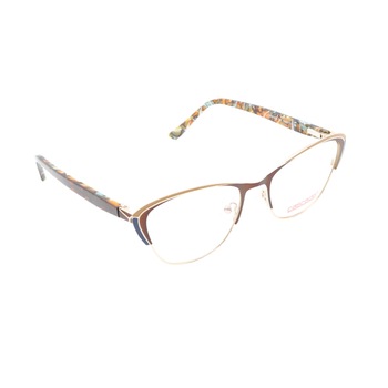 Rame ochelari de vedere, Cascada, Dama, CW6101, 53mm, Maro/Auriu Rame ochelari de vedere, Cascada, Dama, CW6101, 53mm, Maro/Auriu