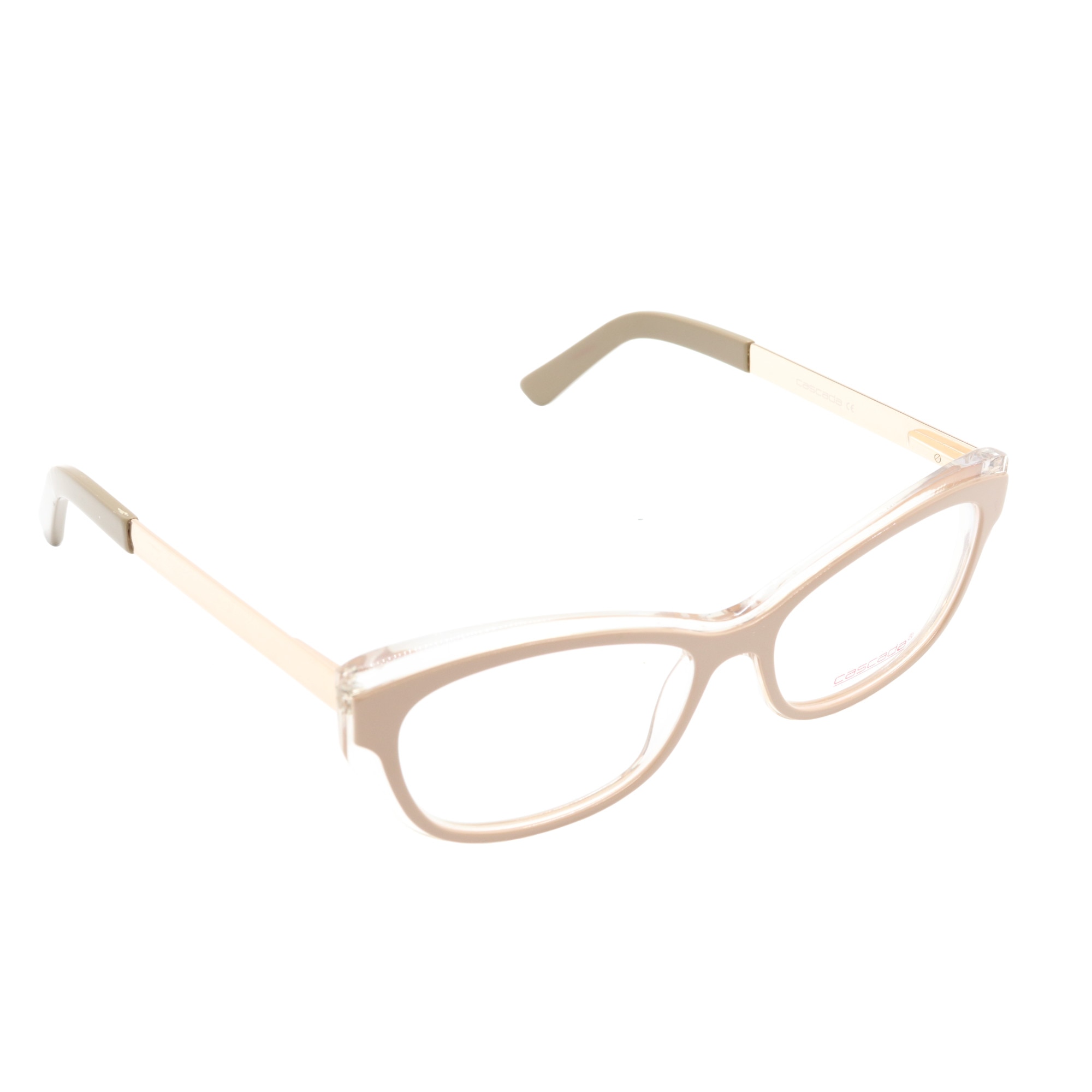 Rame ochelari de vedere, Cascada, Dama, PU2700, 51mm, Crem/Auriu