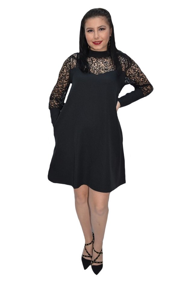Rochie eleganta Astrid cu dantela ,D&J Exclussive