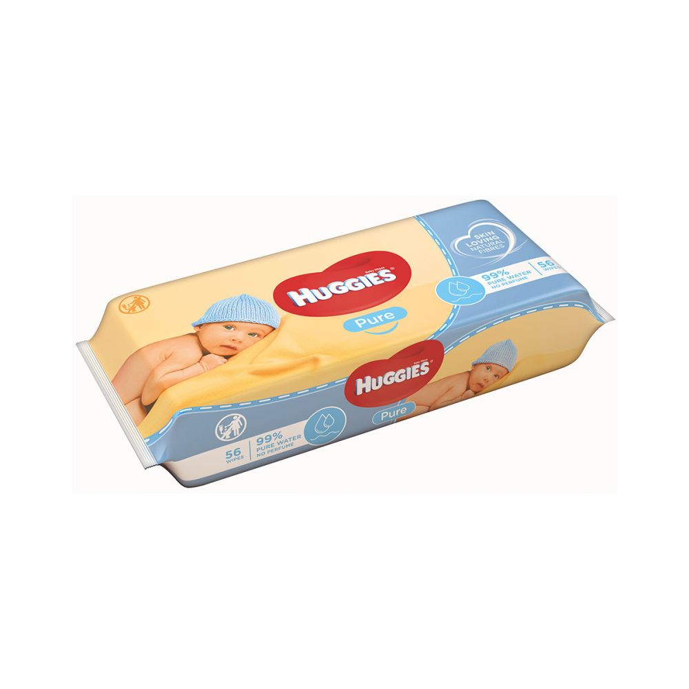Set Servetele umede Huggies Pure 56 buc x 20