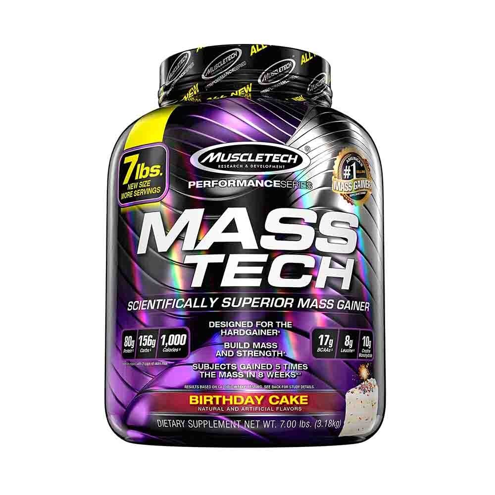 Mass-Tech Performance Gainer, MuscleTech, Aroma Chocolate crunch, 3200g