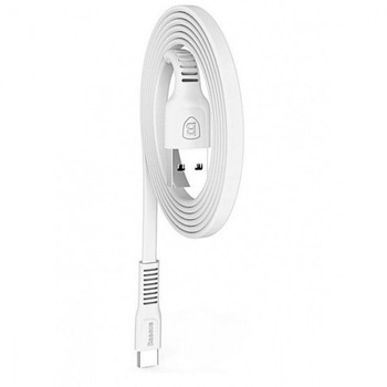 Cablu de date/incarcare Baseus, Tough Series USB-C, 1M 2 A, Alb Cablu de date/incarcare Baseus, Tough Series USB-C, 1M 2 A, Alb