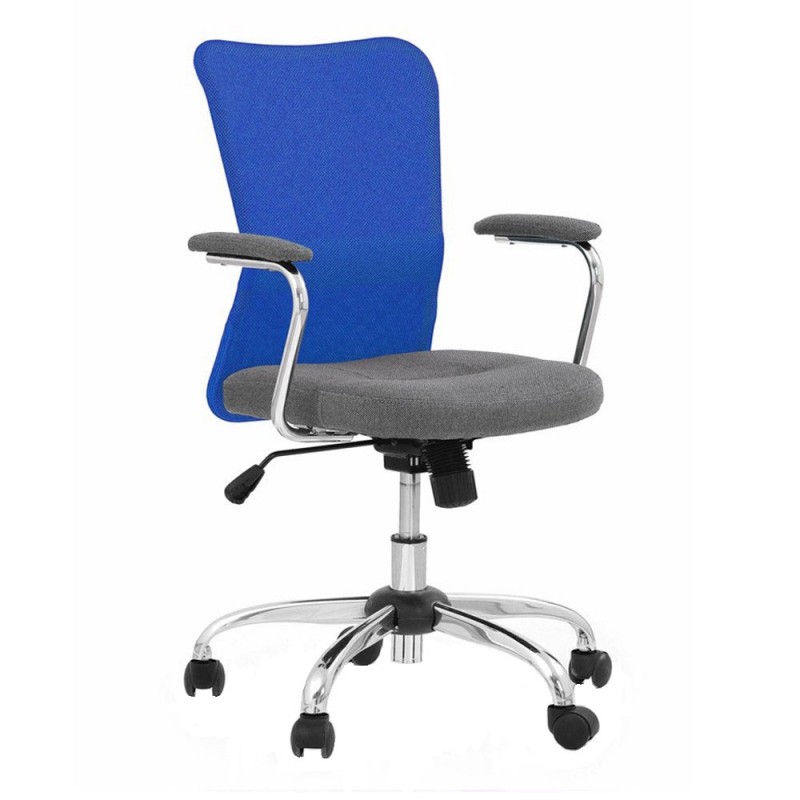 Scaun birou copii mesh HM Andy, albastru