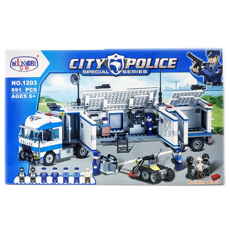 Set de construit CITY POLICE ,691 piese