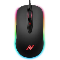 Mouse gaming ABKONCORE A530, 4000DPI, RGB, cu fir