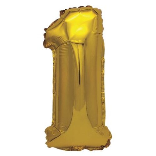 Balon cifra unu pentru zile de nastere, evenimente sau petrecere, 16 x 3 cm