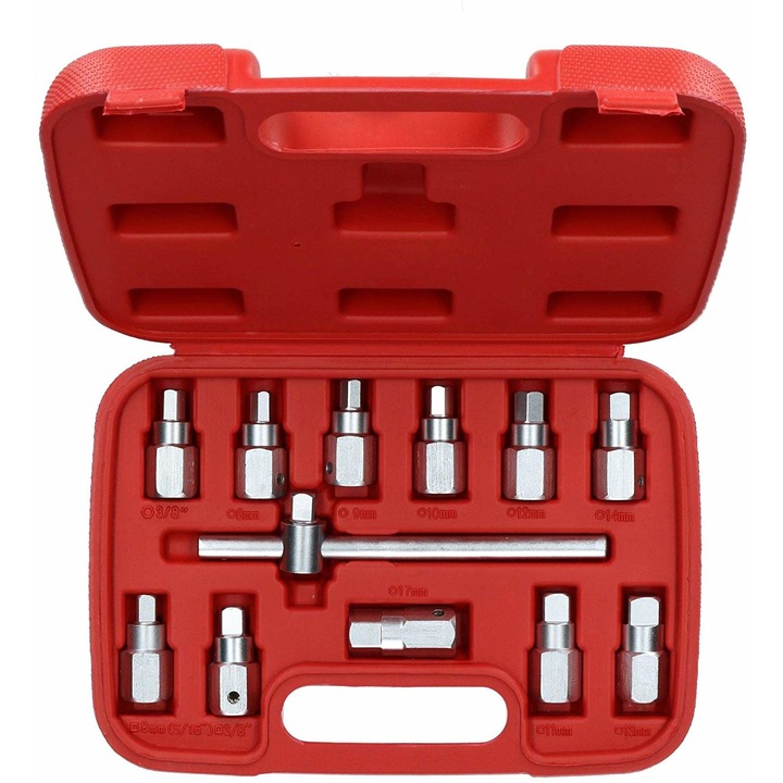 Trusa chei buson baie de ulei 12 piese, Danubewd Tools®