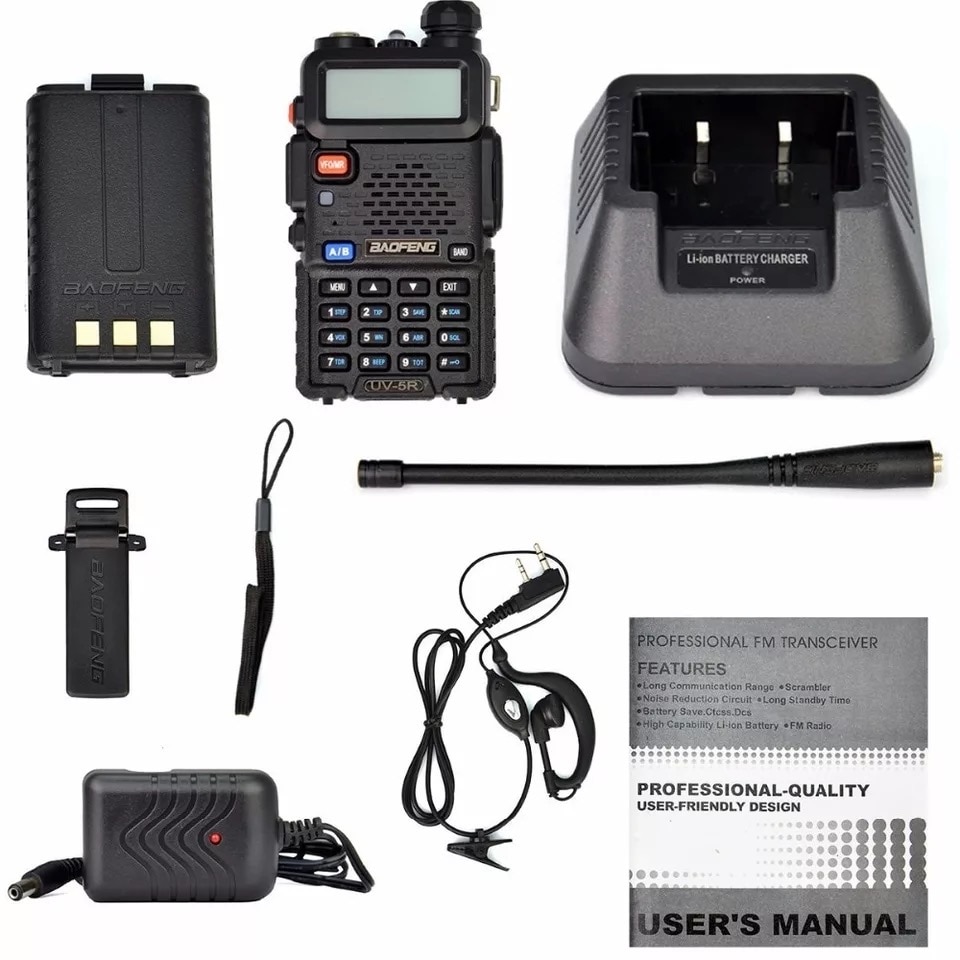 Двубандова радиостанция Baofeng UV-5R - eMAG.bg