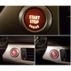 OEM Start-Stop Gomb, Piros, BMW E60 E61 E70 E71 E83 E84 E87 E89 E90 E91 E92 E93