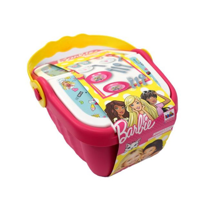 Klein Toys 7095275 Barbie piknik kosár játékszett