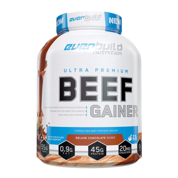 Протеин, Everbuild 100% Beef Gainer Double Dutch Chocolate 2770 кг