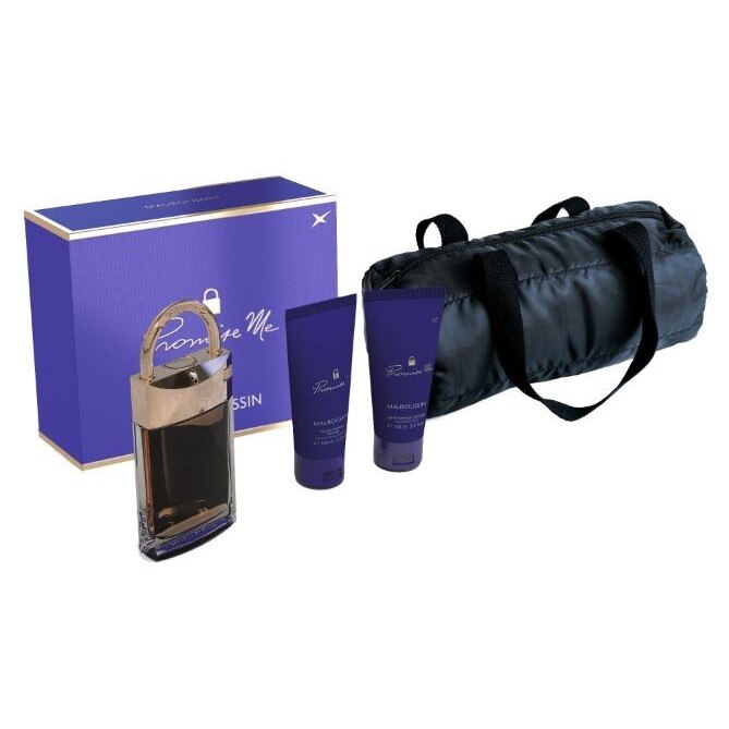 Set apa de parfum Mauboussin Promise Me Femme, Apa de parfum 90 ml, Lotiune Corp 100 ml, Gel Dus 100 ml,Pouch, original