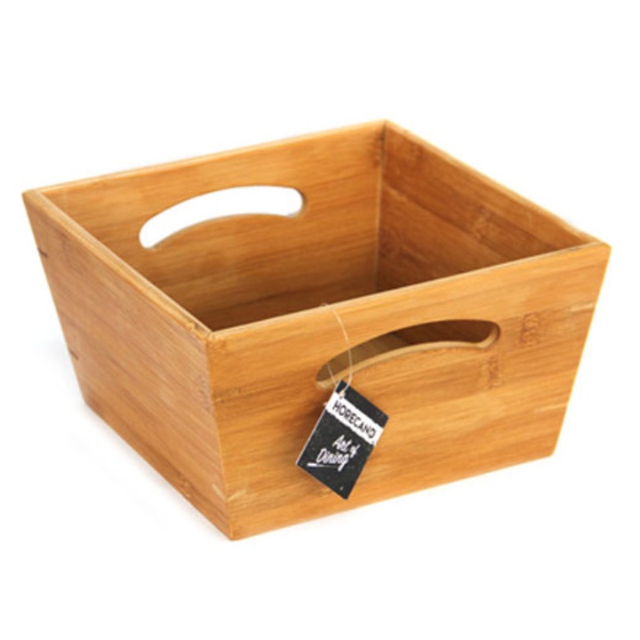 Bol patrat RAKI bambus 22x22xh12cm
