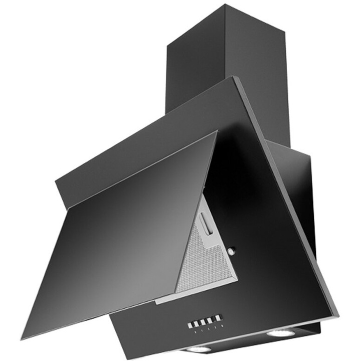 Декоративен аспиратор Tornado, Sigma 700 (60), Черен