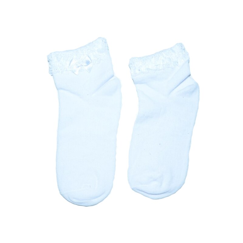 Sosete pentru fetite Milusie B2251AA, Alb