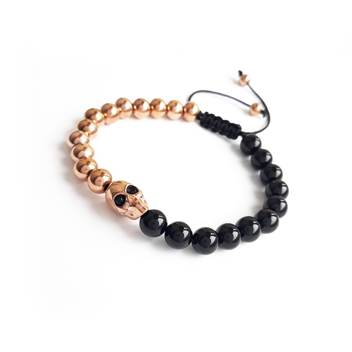 Bratara barbati inox, skull, PersonalStyle