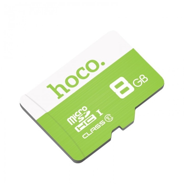 Hoco карта с памет, TF високоскоростна карта Micro-SD, 8 GB, зелена