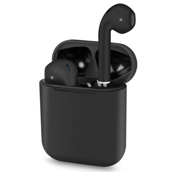 Casti audio I100S , Wireless, Bluetooth 5.0, Touch Control, Bass, dock de incarcare inclus, Negru, Urban Trends ® Casti audio I100S , Wireless, Bluetooth 5.0, Touch Control, Bass, dock de incarcare inclus, Negru, Urban Trends ®