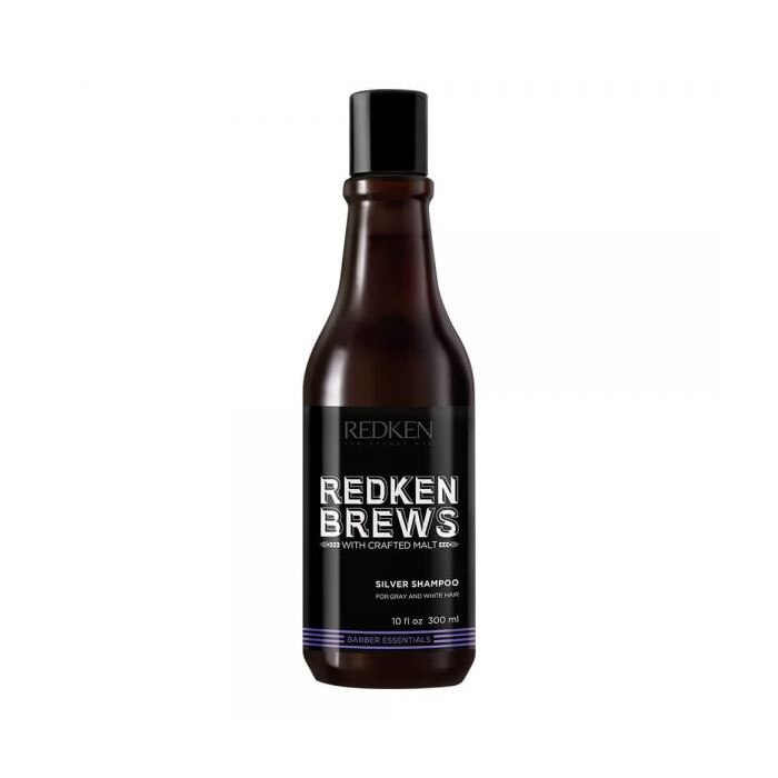 Sampon nuantator Redken Brews Barber Essentials Silver, 300ml
