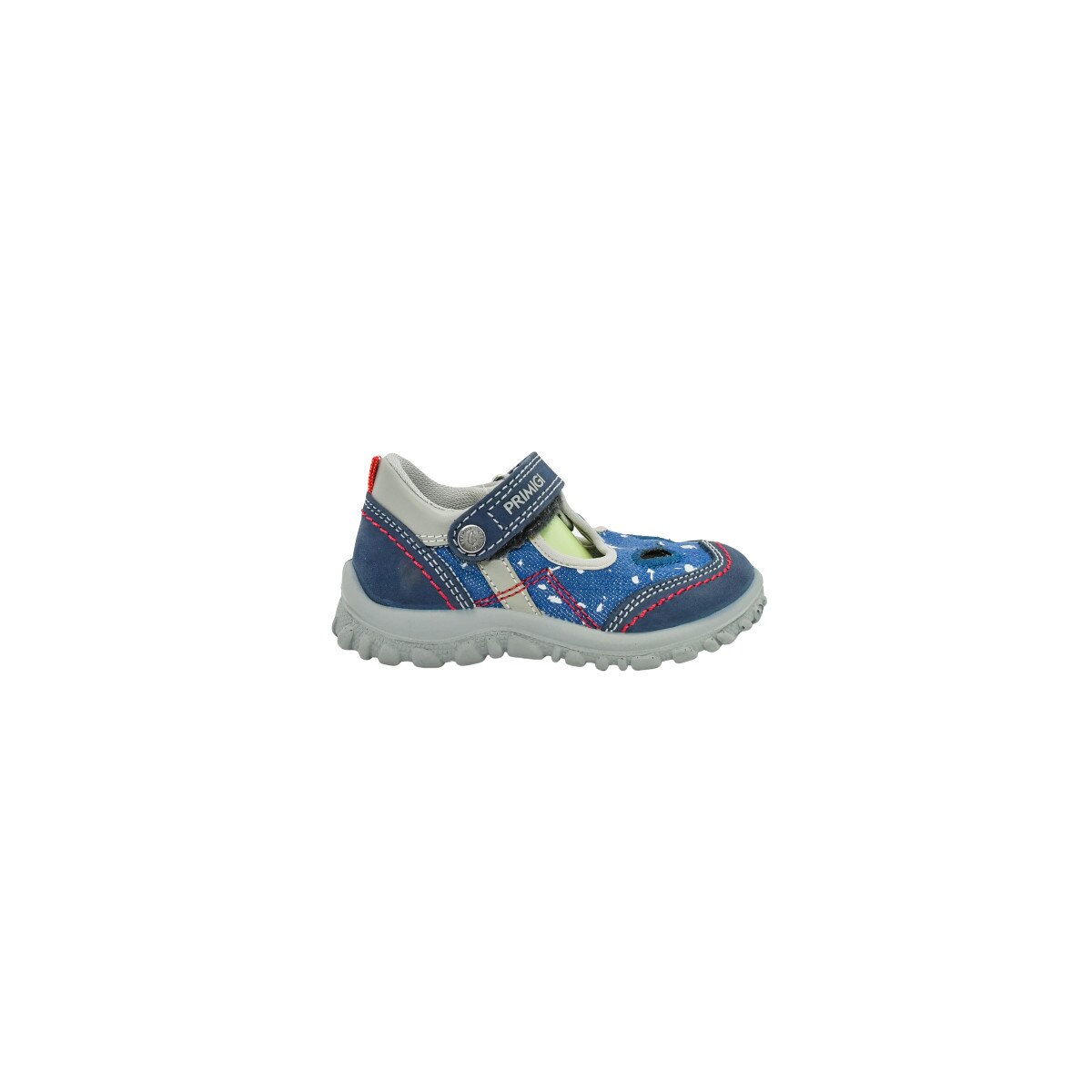 Pantofi Primigi Velcro Piele naturala Albastru/Gri 24EU