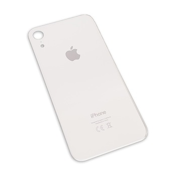 Spate carcasa cu adeziv pentru iPhone XR Alb Spate carcasa cu adeziv pentru iPhone XR Alb