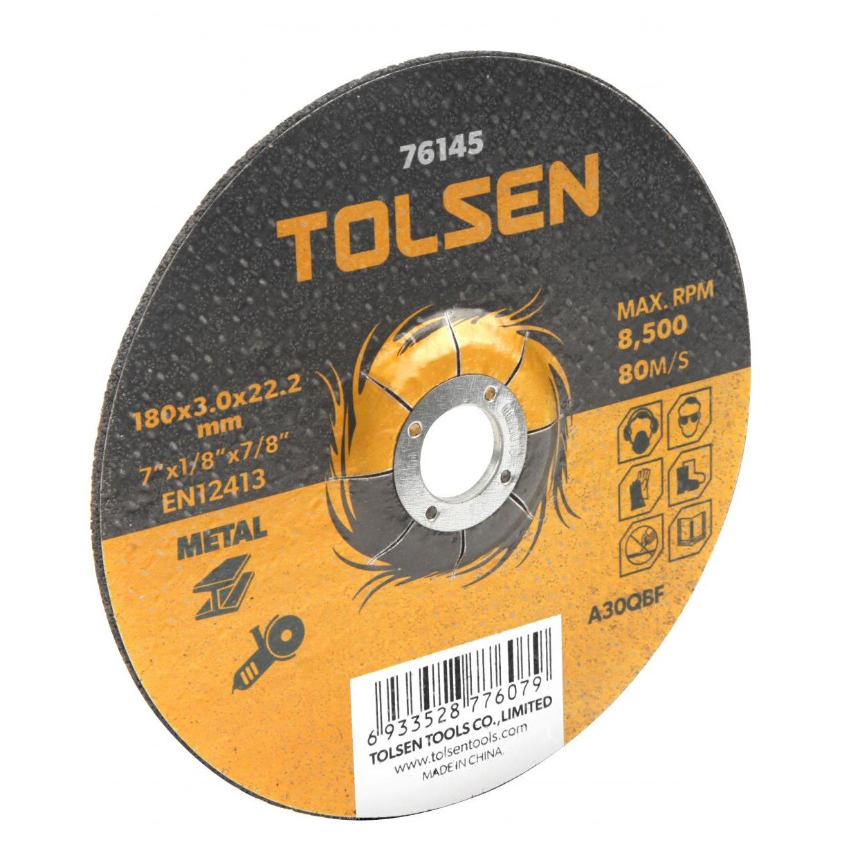 Disc debitare/taiere pentru flex (230mm x 3mm x 22mm ax) - TOLSEN