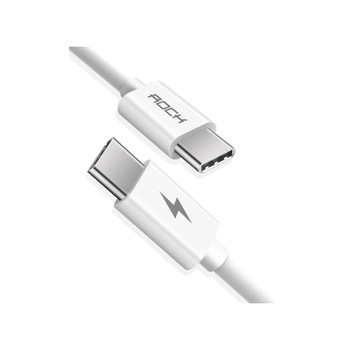 Cablu Adaptor, Type-C - Type-C, Fast Charge, Alb Cablu Adaptor, Type-C - Type-C, Fast Charge, Alb