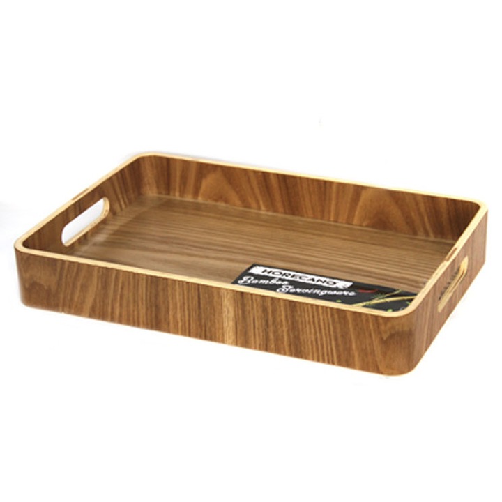 Tava bambus RAKI servire si prezentare 33x22xh5cm