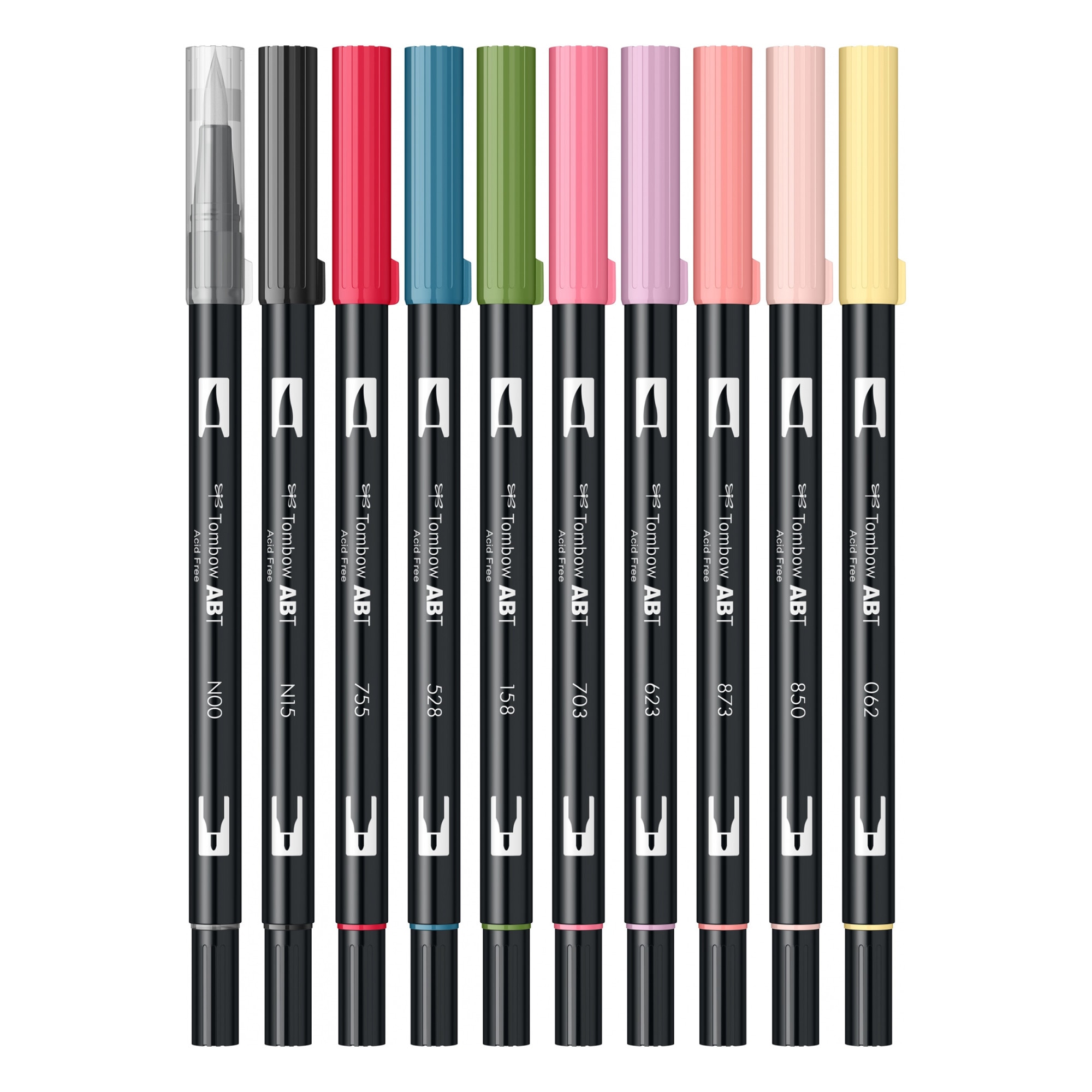 Tombow ABT Dual Brush Pen 10 set, Manga Shonen Colours