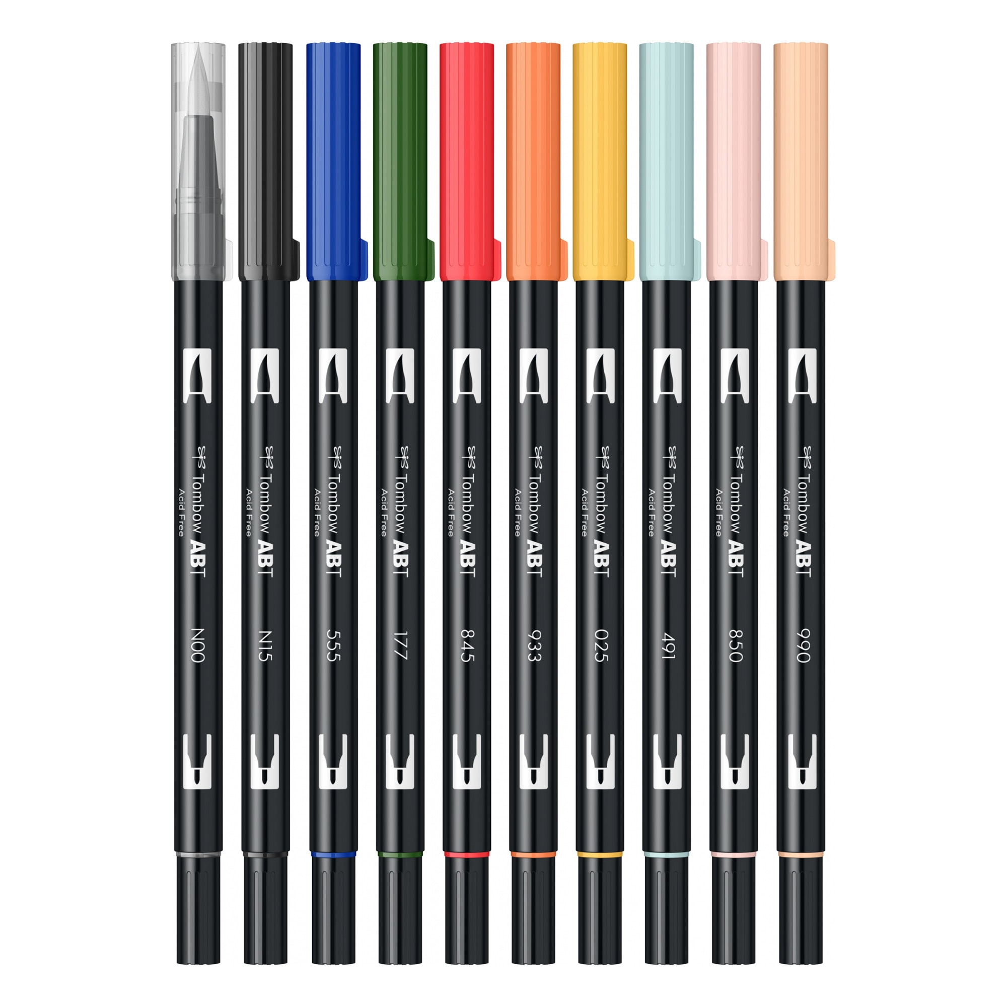 Tombow ABT Dual Brush Pen 10 set, Manga Shonen Colours