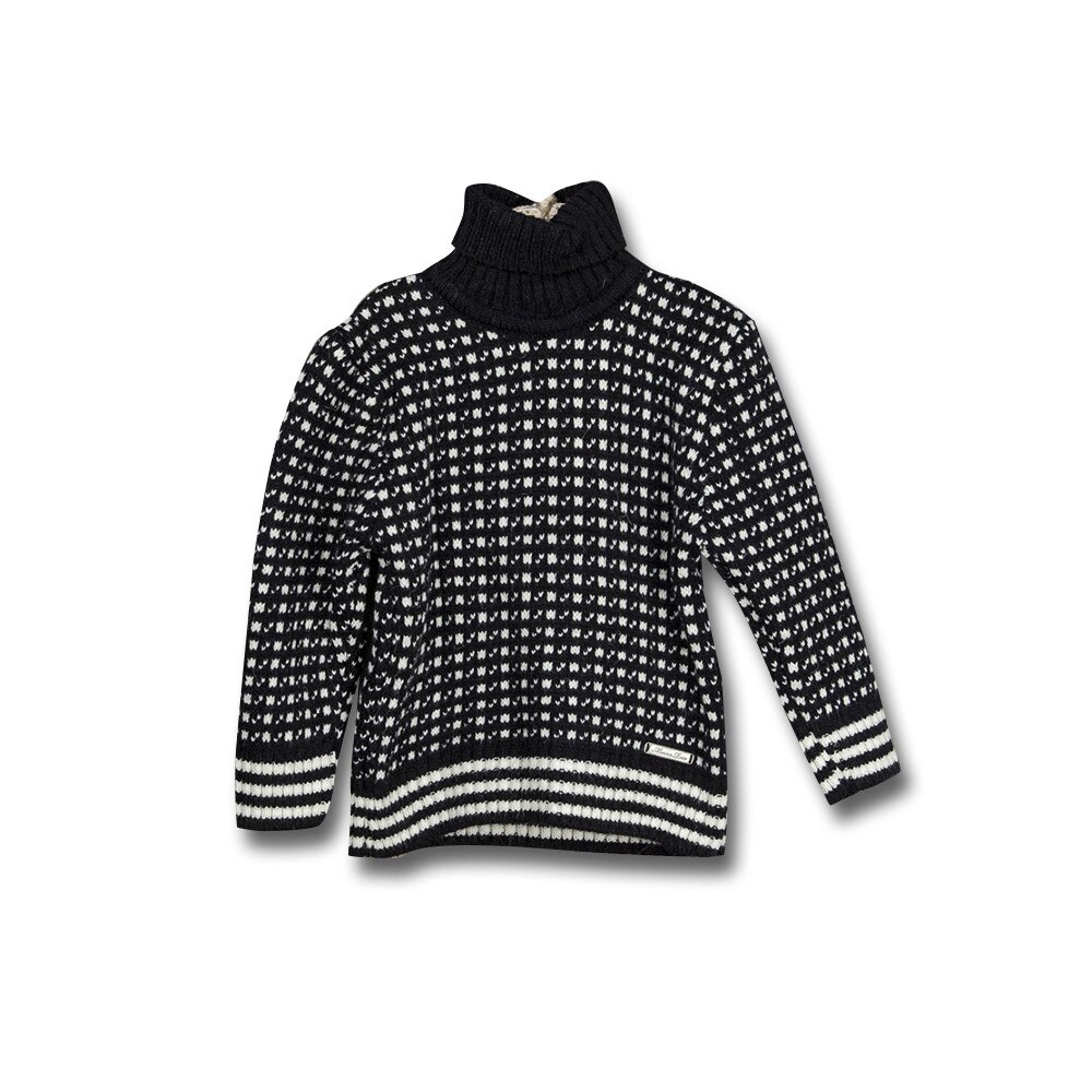 Pulover, KLF, 14253, Alb/Negru