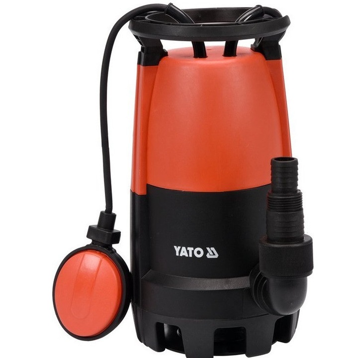 Pompa submersibila Yato YT-85333, Apa murdara, debit 18000 l/h, putere 900 W