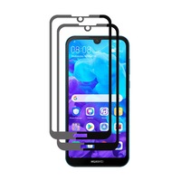 set 2 folii protectie sticla securizata fullsize pentru huawei y5 2019  honor 8s negru imagen 49_0_
0