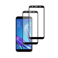 set 2 folii protectie sticla securizata fullsize pentru asus zenfone max m1 zb555kl  zb556kl  negru imagen 21_0_
0
