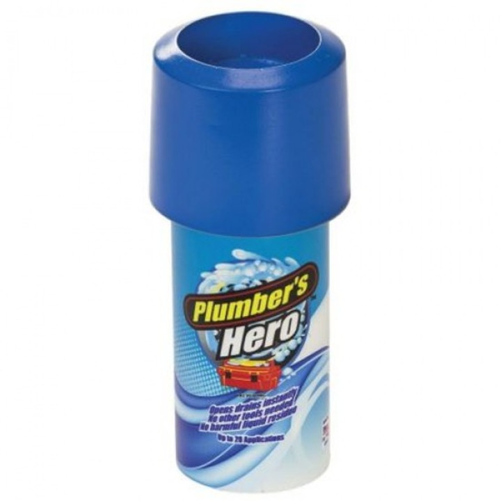 Plumber's Hero nyomócső készlet szívókoronggal és spray-vel a lefolyók dugulásának feloldásához