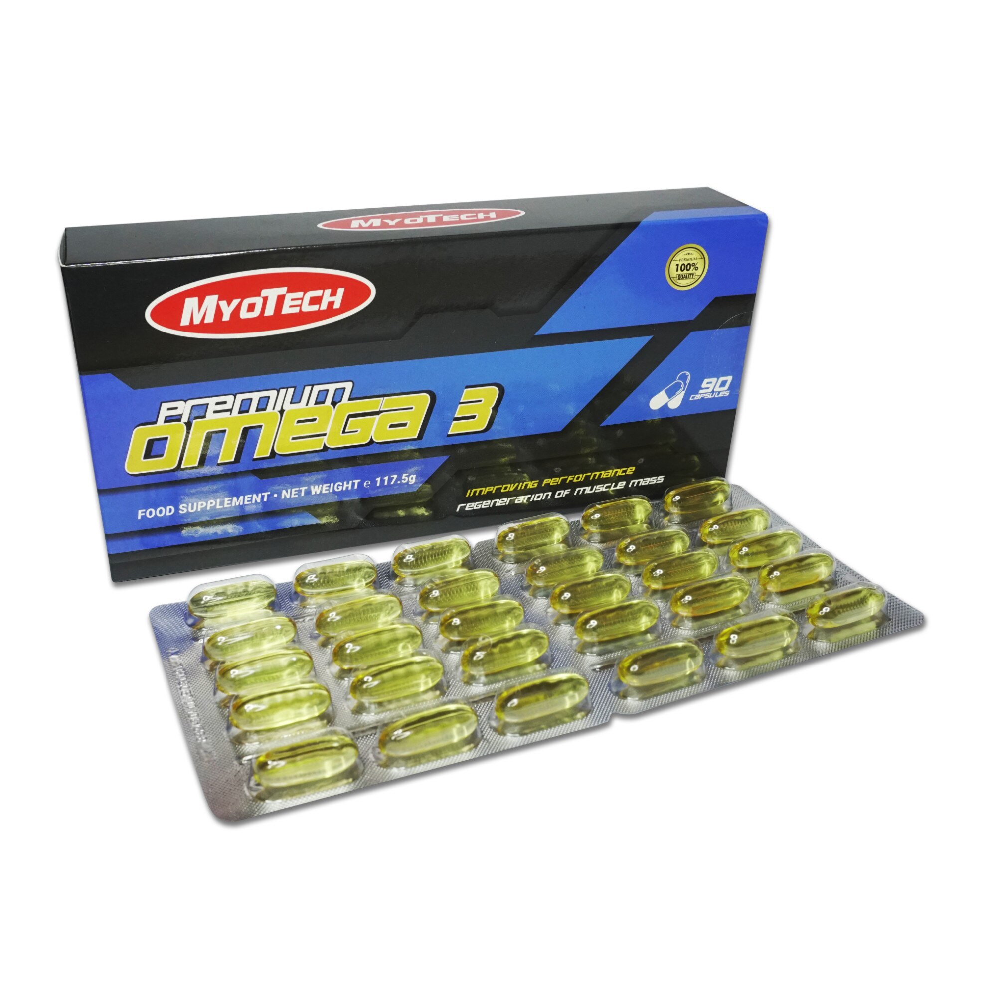Premium Omega 3 MyoTech , 90 de capsule